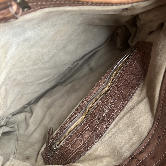 Asprey of london Notting Hill ostrich, and crocodile leather 